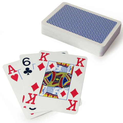 Copag – 4 Corner Jumbo Poker Playing Cards (Red / Blue) [2]