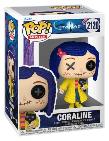 PRECOMENZI - Coraline POP! Movies Vinyl Figure Coraline (Patchwork) 9 cm