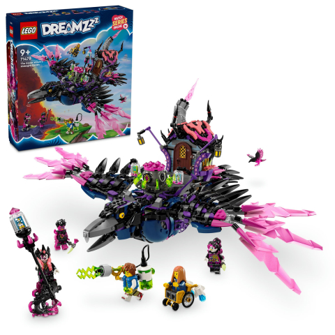 Lego DreamZzz - LEGO DREAMZzz – Corbul de la Miezul Noptii al Vrajitoarei din Never 71478