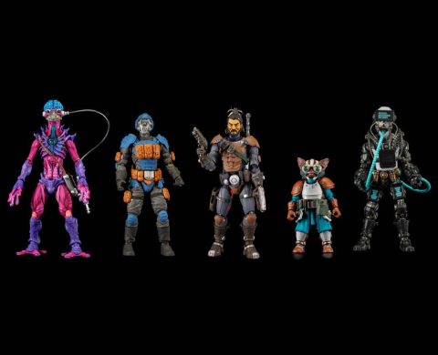 Cosmic Legions Action Figure Accessory Heads Pack [4]