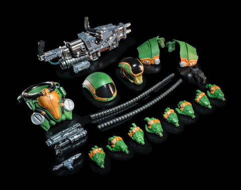 Cosmic Legions Actionfigur T.U.5.C.C. Heavy Gunner [1]