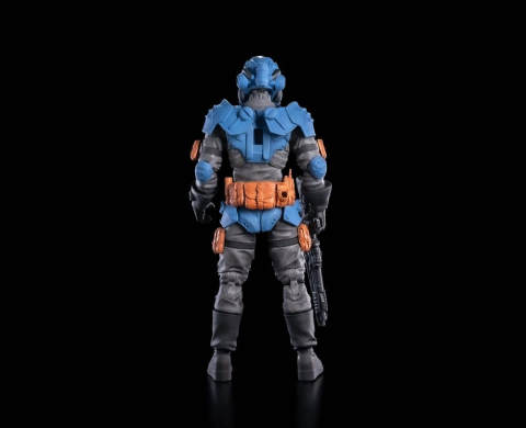 PRECOMENZI - Cosmic Legions Mortal Thorn Action Figure Protectorate Guardian Legion Builder