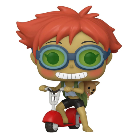Collectibles - Cowboy Bebop POP! Animation Vinyl Figure Edward on Scooter w/Ein 9 cm