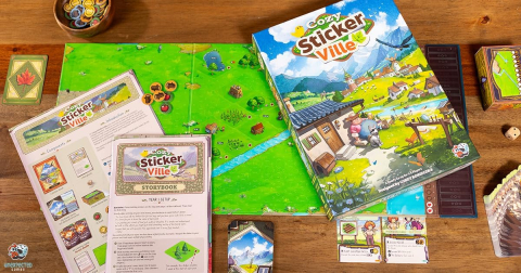 Cozy Stickerville Board Game [2]