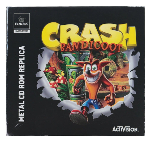 Crash Bandicoot Replica Metal CD-ROM Collectible Limited Edition 11 cm [5]