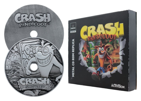 Crash Bandicoot Replica Metal CD-ROM Collectible Limited Edition 11 cm [7]