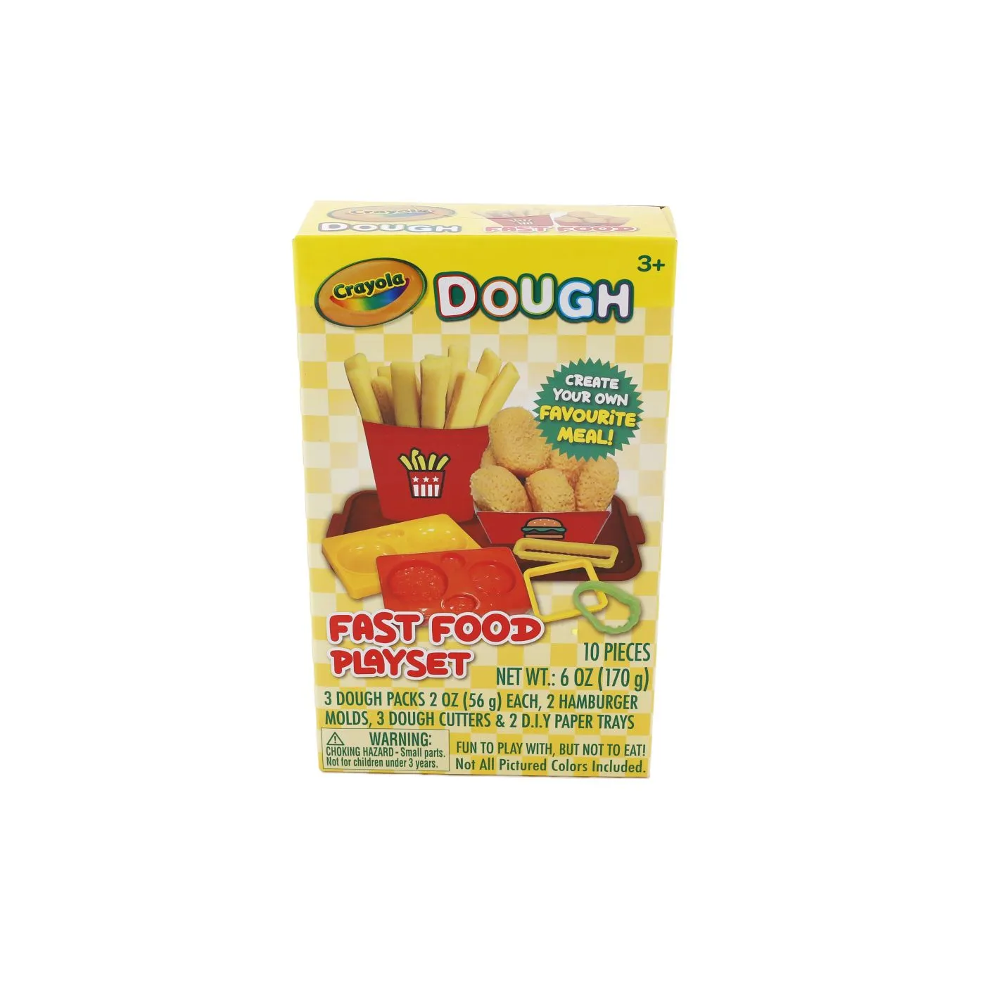 Jocuri si jucarii - Crayola Fast Food Plastilina