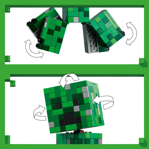 LEGO Minecraft The Creeper 21276 – Figurina Articulata de Colectie [6]