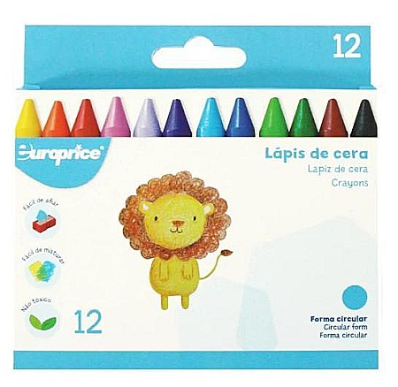 Rechizite, Creativitate, Hobby - Creioane cerate scurte 12 culori