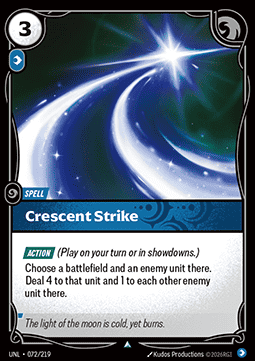 Singles Trading Card Games - Crescent Strike Unleashed - Singlesv 072 FOILED