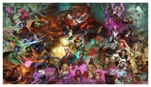 PRECOMENZI - Critical Role Art Print Legends of Exandria 70 x 41 cm - unframed
