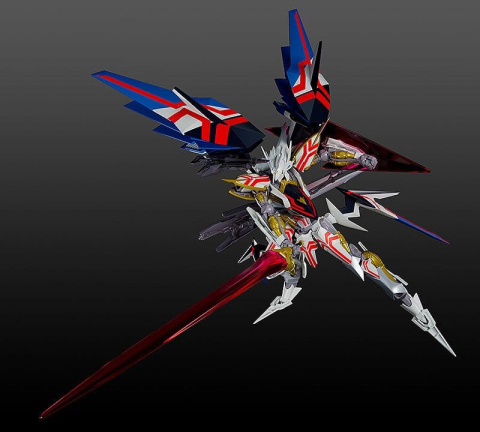 Cross Ange: Rondo of Angel and Dragon Moderoid Plastic Model Kit Villkiss Final Battle Variant 16 cm [1]