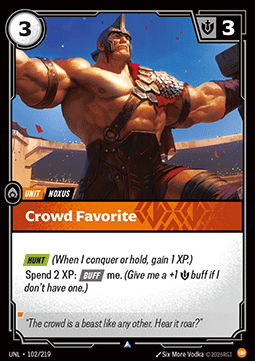 Singles Trading Card Games - Crowd Favorite Unleashed - Singles 102 FOILED