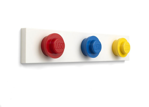 Decoratiuni si accesorii - Cuier LEGO - Rosu, Albastru, Galben