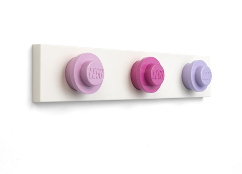 Decoratiuni si accesorii - Cuier LEGO - Roz deschis, Roz inchis, Mov deschis