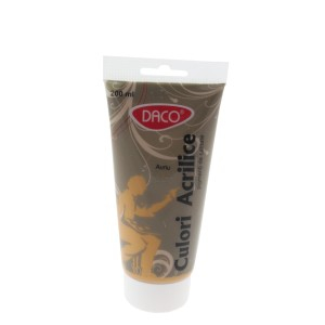 Rechizite, Creativitate, Hobby - CULORI ACRIL 200ML DACO AURIU CU3200AU