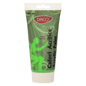 Rechizite, Creativitate, Hobby - CULORI ACRIL 200ML DACO VERDE DESCHIS CU3200VD
