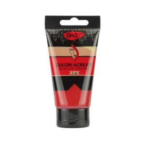 Rechizite, Creativitate, Hobby - CULORI ACRIL 75ML DACO ROSU CARMIN CU375RC
