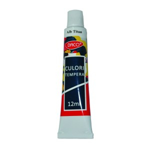 Rechizite, Creativitate, Hobby - CULORI TEMPERA 12ML ALB CU112W