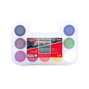 Rechizite, Creativitate, Hobby - CULORI TEXTILE 12C TEXTILIA DACO CU520