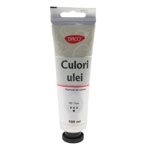 Rechizite, Creativitate, Hobby - CULORI ULEI 100ML DACO ALB CU4100W