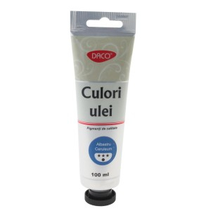 Rechizite, Creativitate, Hobby - CULORI ULEI 100ML DACO ALBASTRU CERULEUM CU4100AC