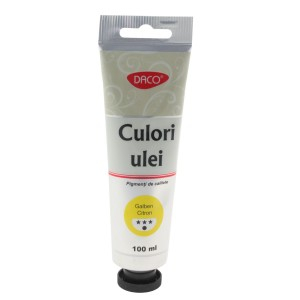Rechizite, Creativitate, Hobby - CULORI ULEI 100ML DACO GALBEN CITRON CU4100GCT