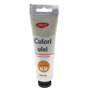 Rechizite, Creativitate, Hobby - CULORI ULEI 100ML DACO GALBEN INCHIS CU4100GI