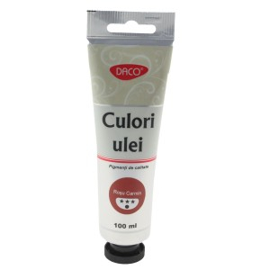 Rechizite, Creativitate, Hobby - CULORI ULEI 100ML DACO ROSU CARMIN CU4100RC