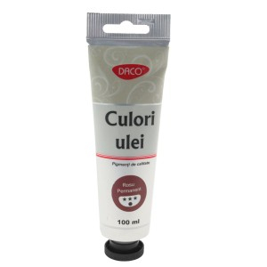 Rechizite, Creativitate, Hobby - CULORI ULEI 100ML DACO ROSU PERMANENT CU4100RP