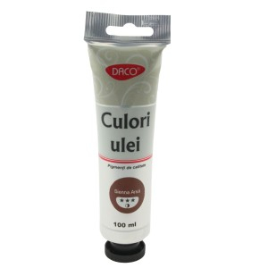 Rechizite, Creativitate, Hobby - CULORI ULEI 100ML DACO SIENA ARSA CU4100SA