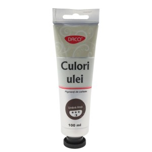 Rechizite, Creativitate, Hobby - CULORI ULEI 100ML DACO UMBRA ARSA CU4100UA