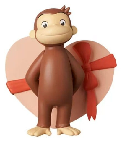 Curious George UDF Mini Figure w/Heart 6 cm [1]