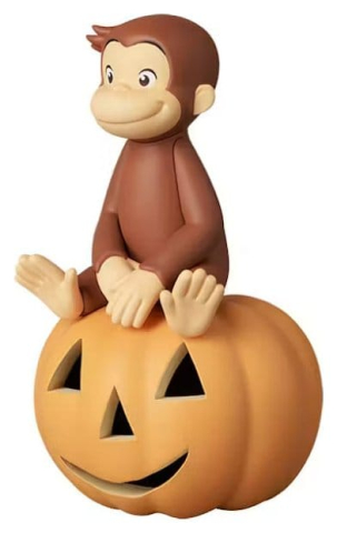 Curious George UDF Mini Figure w/Pumpkin 6 cm [1]