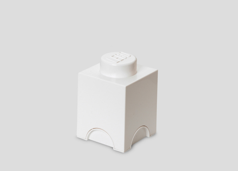 LEGO - Cutie depozitare LEGO 1 alb