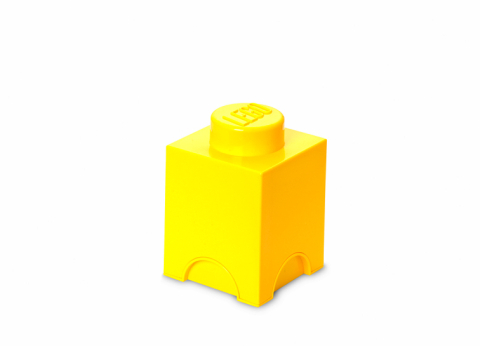 LEGO - Cutie depozitare LEGO 1 galben