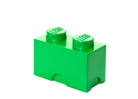 LEGO - Cutie depozitare LEGO 2 verde inchis