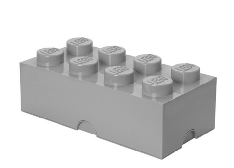LEGO - Cutie depozitare LEGO  8 gri
