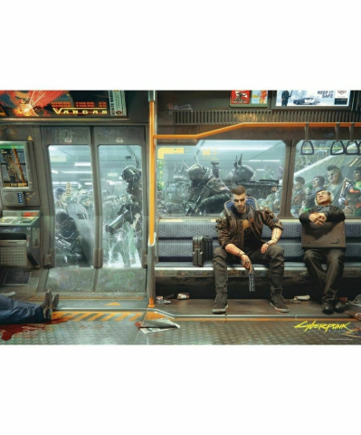 PRECOMENZI - Cyberpunk 2077 Puzzle Metro (1000 Pieces)