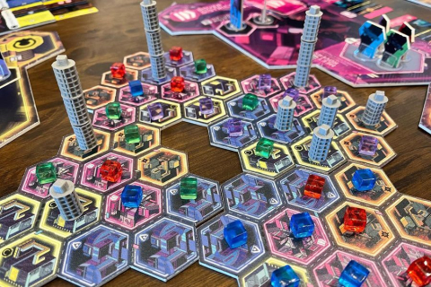 Cytress Cyberpunk Strategy Board Game pentru 1-4 Jucatori [2]