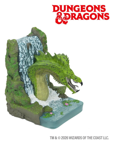 PRECOMENZI - D&D Bookend Green Dragon 18 cm