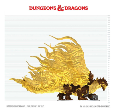 D&D Icons of the Realms Boxed prepainted Miniatures Hollow Dragon 18 cm [3]