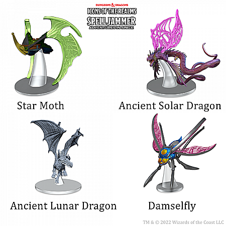 Dungeons and Dragons - D&D Icons of the Realms: Ship Scale - Astral Elf Patrol