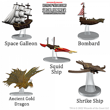 Dungeons and Dragons - D&D Icons of the Realms: Ship Scale - Welcome to Wildspace