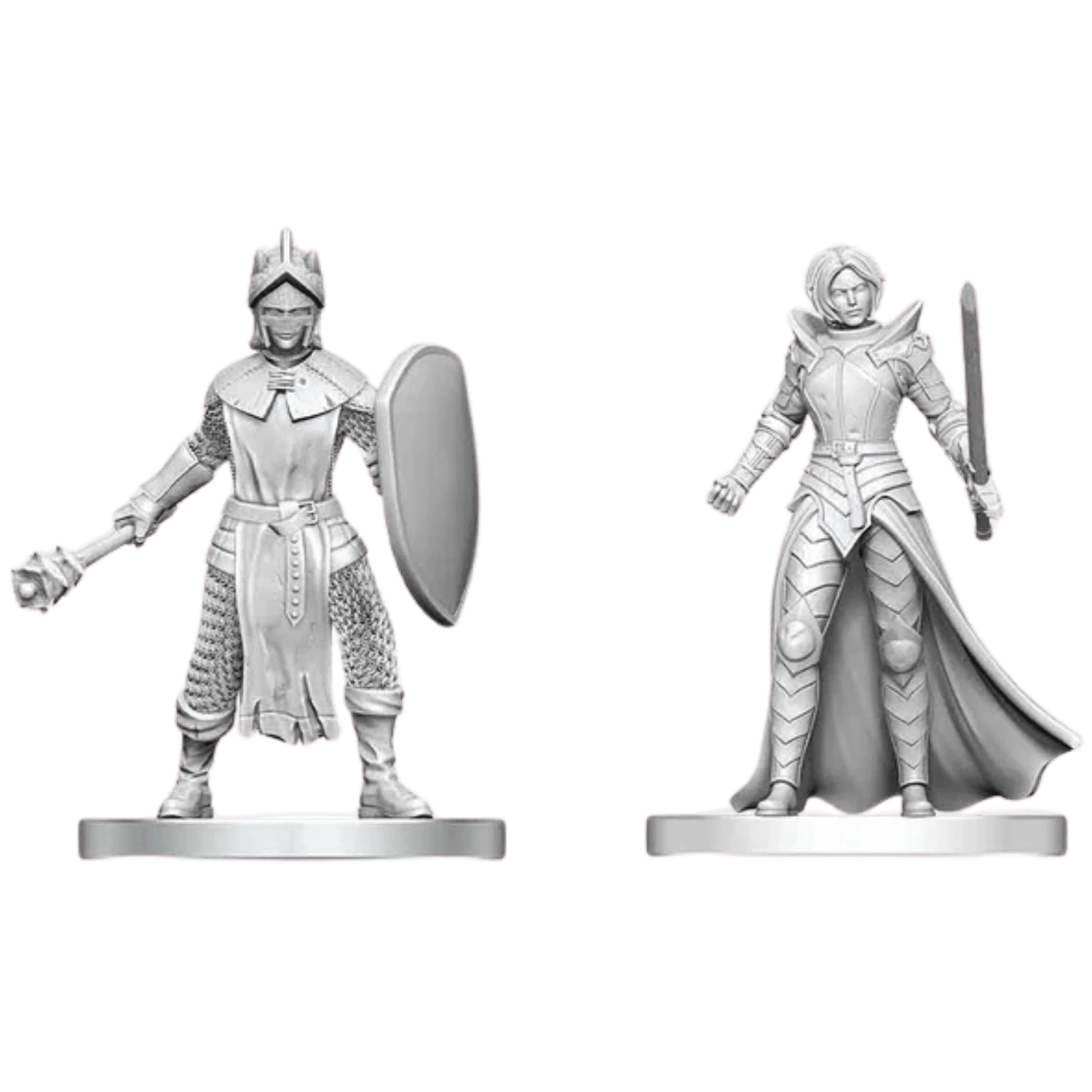 D&D si Alte RPG - D&D Nolzur's Miniatures - Black Gauntlet & Zhentilar Paladin of Bane