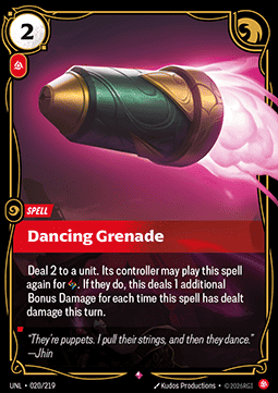 Singles Trading Card Games - Dancing Grenade Unleashed - Singles 020
