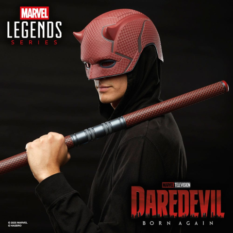 PRECOMENZI - Daredevil: Born Again Premium Roleplay Mask and Billy Club
