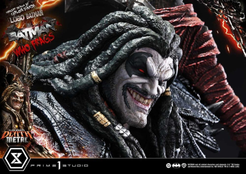 Dark Nights: Death Metal Museum Masterline Statue 1/3 Lobo Batman: Batman Who Frags 81 cm [20]