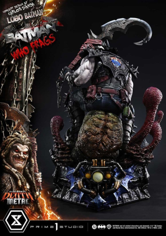Dark Nights: Death Metal Museum Masterline Statue 1/3 Lobo Batman: Batman Who Frags 81 cm [5]