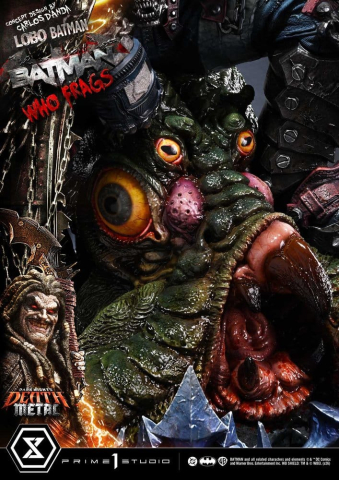 Dark Nights: Death Metal Museum Masterline Statue 1/3 Lobo Batman: Batman Who Frags 81 cm [13]